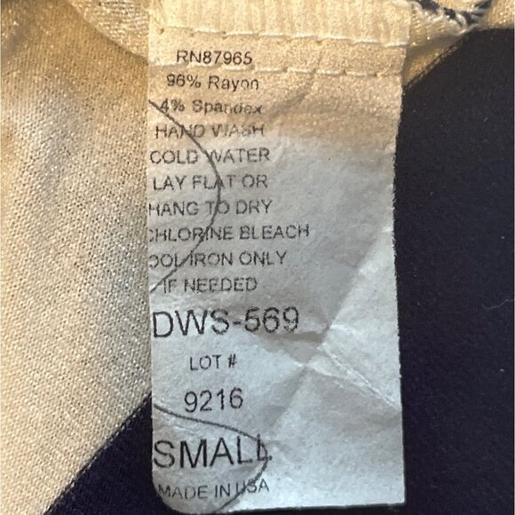 Striped Navy & White Racerback Maxi Dress 61i - Picture 3 of 5